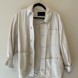 Oak + Fort - oversized canvas coat XS
